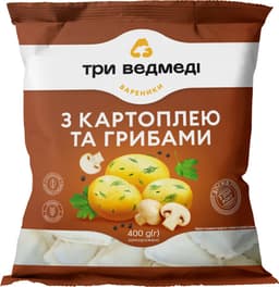 כיסונים עם תפוחי אדמה ופטריות 400 גרם