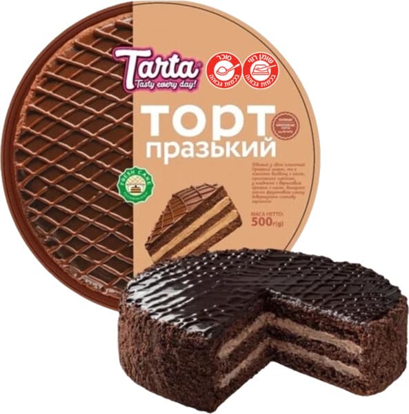 עוגת פראג 500 גר