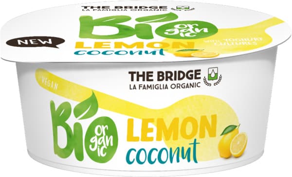 ביוגורט קוקוס-לימון אורגני ללא גלוטן 125