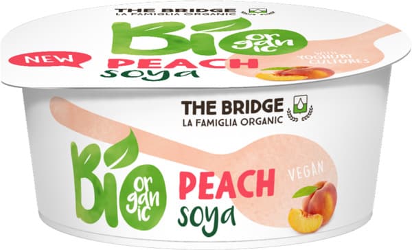 ביוגורט סויה אפרסק אורגני ללא גלוטן 125