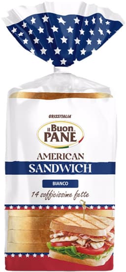 לחם אמריקאי לבן פרוס