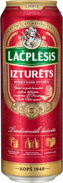 Izturets בירה בהירה   5.6% 568 מ"ל פחית