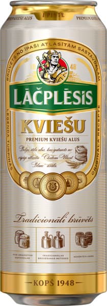 Kviesu בירה בהירה  5% 568 מ"ל פחית