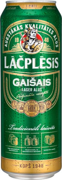 Gaisais בירה בהירה  5% 568 מ"ל פחית