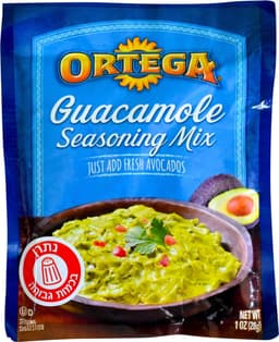 אורטגה אבקת תיבול גואקמולי חלבי 28 גרם