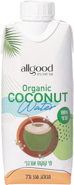משקה מי קוקוס אורגני