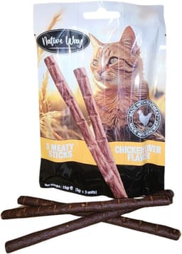 נייטיב סטיק לחתול עוף