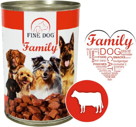 פיין דוג 415 גרם בטע