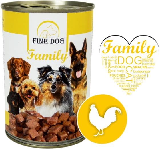 פיין דוג 415 גרם בטע