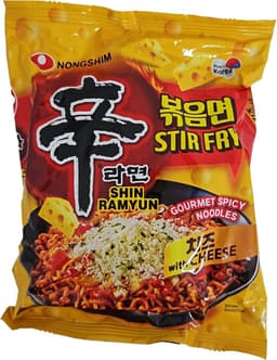 נונגשים ראמאן-נודלס גבינה ועוף חריף 136ג