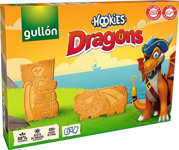 ביסקוויט הוקיז בצורת דרקון 247.2 גרם