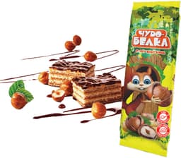 עוגת וופל עם אגוזי ל