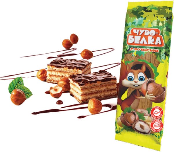 עוגת וופל עם אגוזי ל