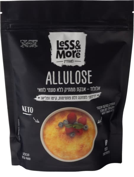 אלולוז אבקת ממתיק לס אנד מור 400 גרם