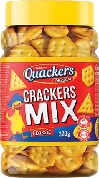 דלישס קווקארס קרקר מיקס קלאסיק 300 גרם