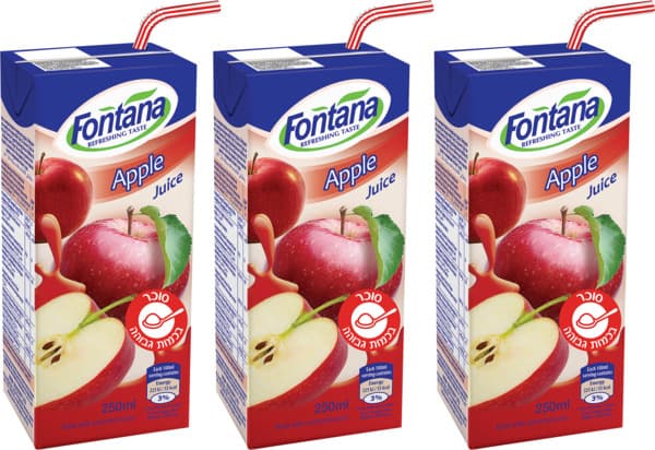 מארז 3יח מיץ תפוחים