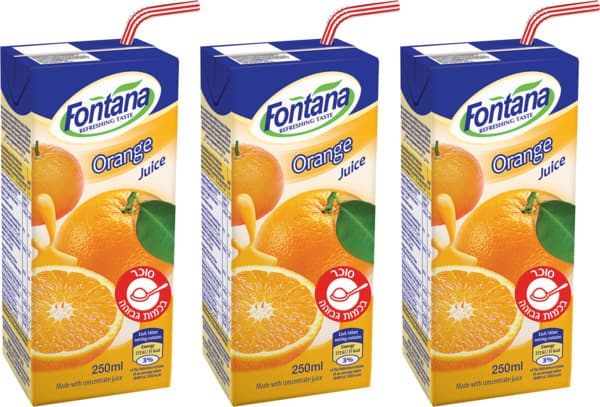 מארז 3יח מיץ תפוזים