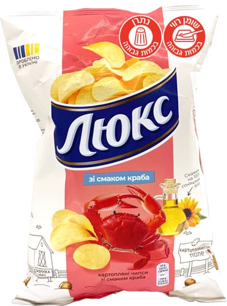 חטיפי תפ"א בטעם סרטן ים ליוקס 125 גר