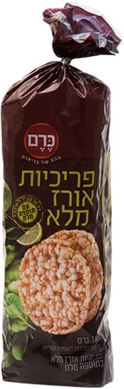 פריכיות אורז עם מלח  כרם 160 גרם