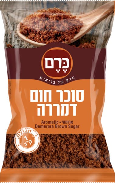 סוכר דמררה 1 ק"ג - כרם