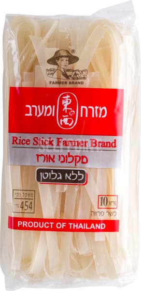 מקלוני אורז ללא גלוט