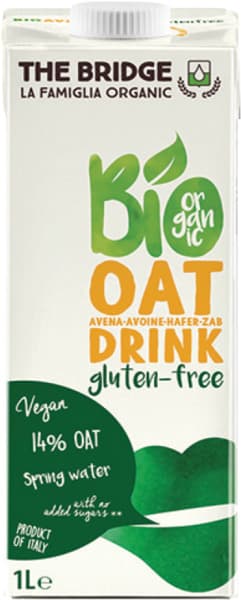 משקה שיבולת שועל אורגני ללא גלוטן 1 ליטר