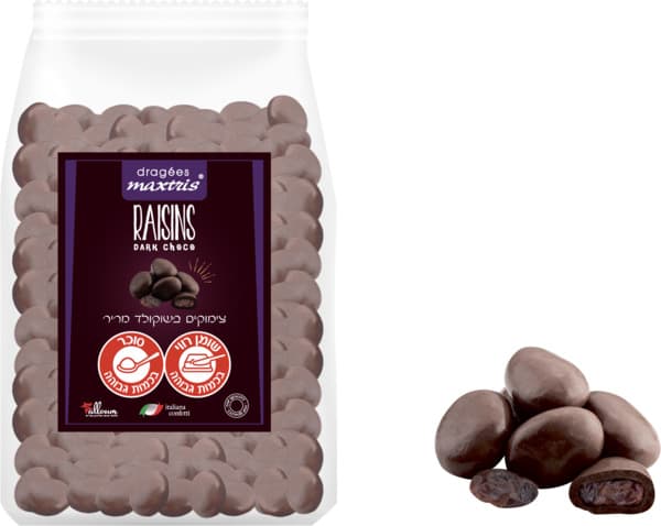 דרגיה צימוקים מריר 500 גר PRISCO MAX