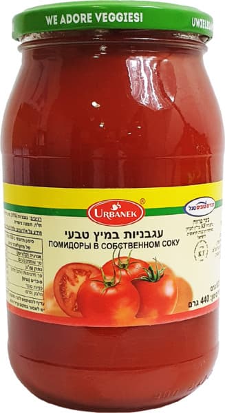 עגבניות במיץ טבעי 92