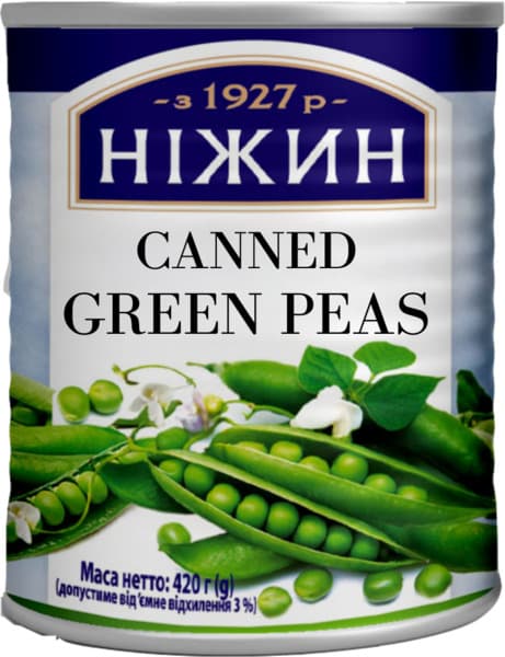 שימורי אפונה ירוקה 420 גר NEZHIN