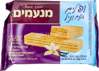 וופל בטעם וניל 200 ג' מנעמים