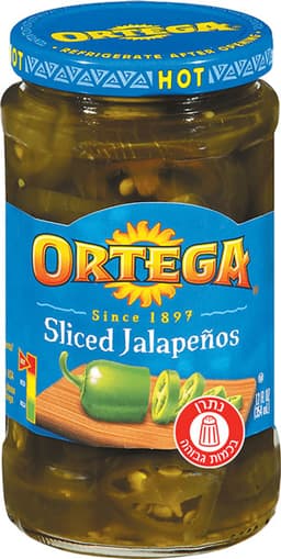 פלפל חלפיניו בצנצנת אורטגה 340 גרם