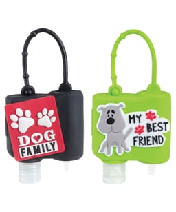 אלכו-ג'ל DOG במתלה מדליק לתיק עם שקיות לאיסוף