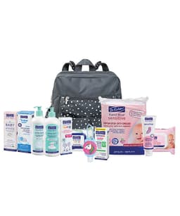 מארז תיק ליולדת BABY PREMIUM אפור כהה