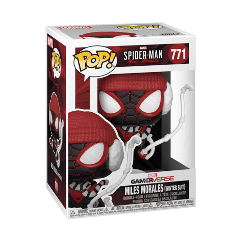 POP Games: Miles Morales Spiderman (Winter) Funko