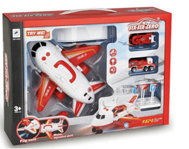 מטוס משא כיבוי אש גורר 3 כבאיות מתכת