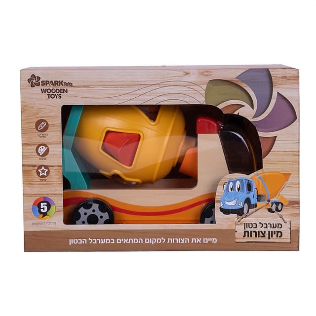 מערבל בטון עץ-מיון צורות