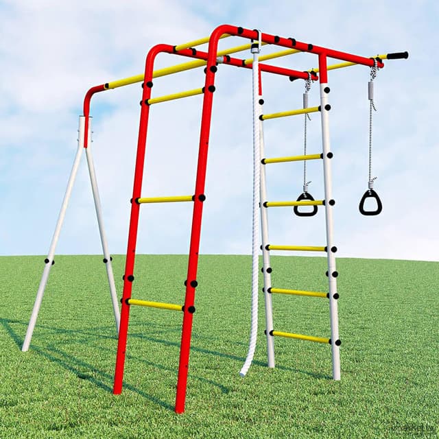 מתקן ספורט ונינג'ה דגם PRO MAX 2 כולל 2 אביזרים