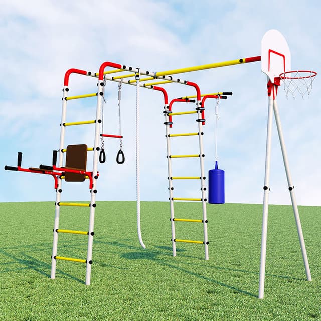 מתקן ספורט ונינג'ה כולל 5 אביזרים דגם PRO MAX 7
