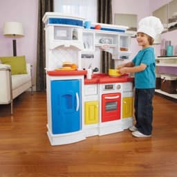 מטבח מקצועי אדום כחול לבן ליטל טייקס