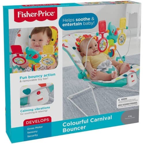Frisher price - טרמפולינה לתינוק עם צעצועי משחק דגם:DPV43