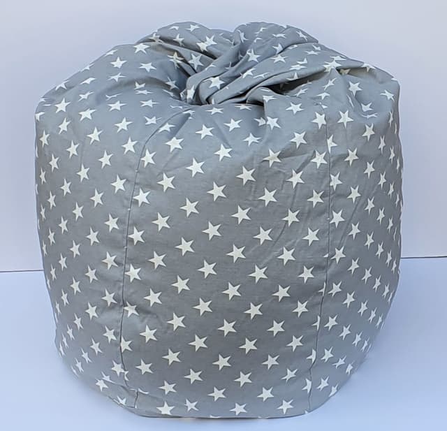 פוף כוכבים – אפור - פופים מעוצבים לבית ולחצר