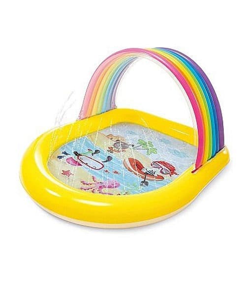 בריכה הטזה צבעי הקשת 1.47MX1.3MX86CM INTEX