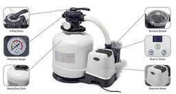 משאבת חול 2100 גלון לניקוי המים Intex 26646