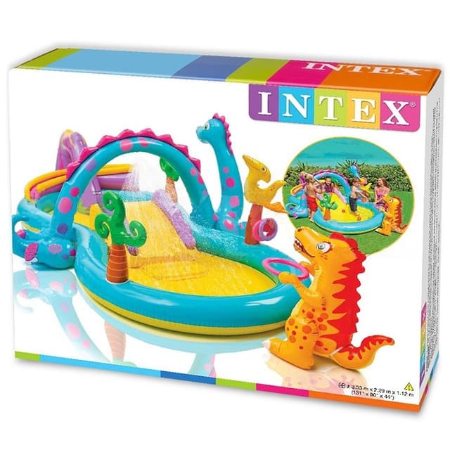 בריכת פעילות עולם הדינוזאורים 3.33mx2.29mx1.12m INTEX
