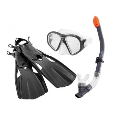ערכת צלילה מבית INTEX משקפת שנורקל וסנפירים גיל 14+