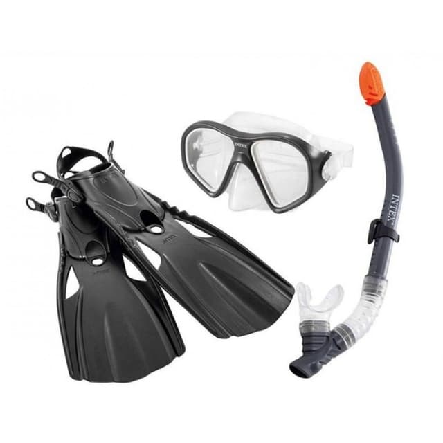 ערכת צלילה מבית INTEX משקפת שנורקל וסנפירים גיל 14+