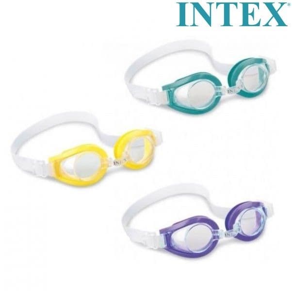 משקפי שחיה ספורט צבעוני גילי 8+ INTEX