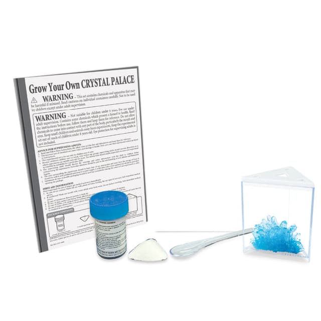 ערכה לגידול גביש קריסטל - כחול