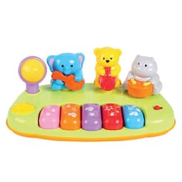 פסנתר חיות מנגנות ומיקרופון אורקולי