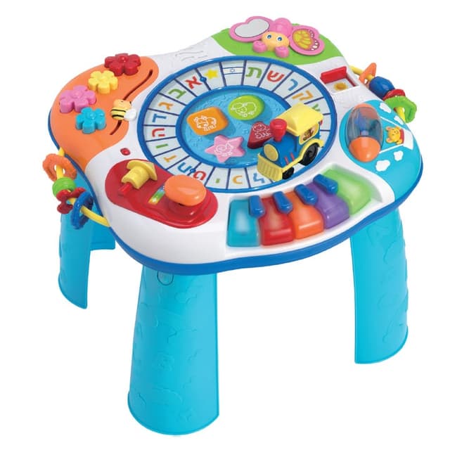 שולחן הפעילות הלימודי שלי 2 ב 1 דובר עברית!